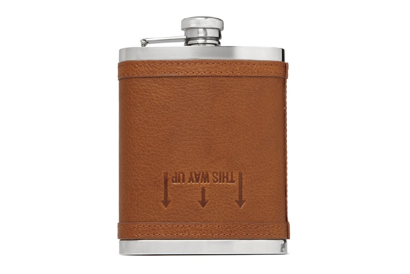 J.Crew Leather Drinks Flask