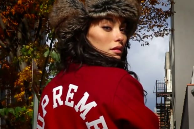 Jake Davis Test Shots: Adrianne Ho featuring Supreme Varsity Jacket 