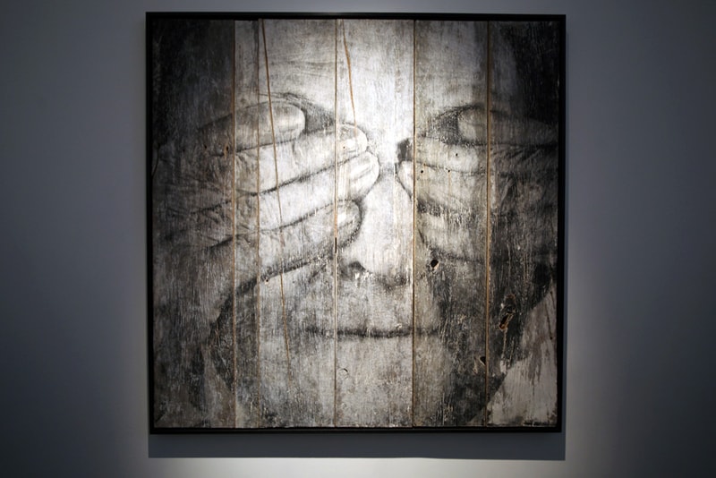 JR "Encrages" Exhibition @ Galerie Perrotin