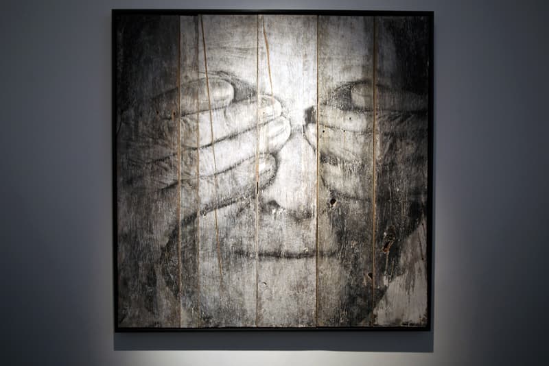 JR "Encrages" Exhibition @ Galerie Perrotin