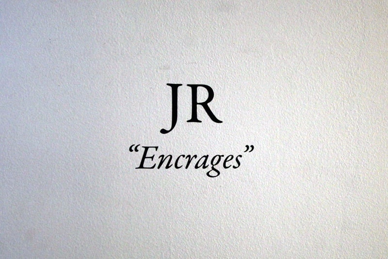 JR "Encrages" Exhibition @ Galerie Perrotin