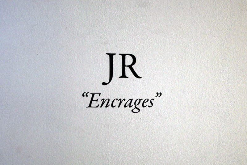 JR "Encrages" Exhibition @ Galerie Perrotin
