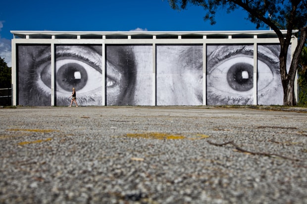 JR "Wall & Paper" @ The M Building in Miami