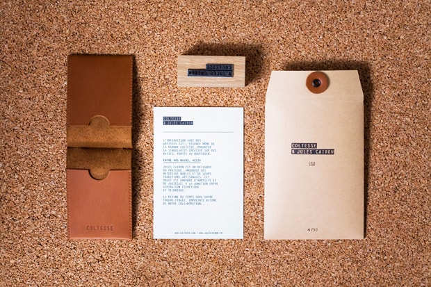 Jules Cairon x coltesse Handmade Barenia Leather Card Case