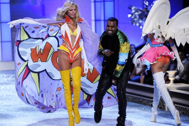 Kanye West Wears Air Yeezy 2 @ Victoria's Secret Fashion Show