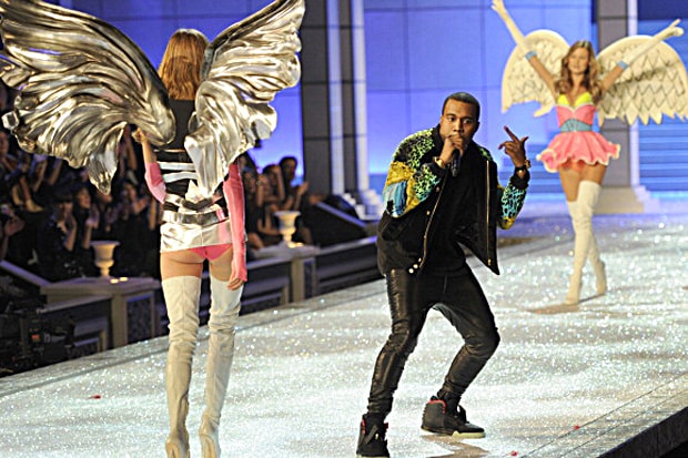 Kanye West Wears Air Yeezy 2 @ Victoria's Secret Fashion Show