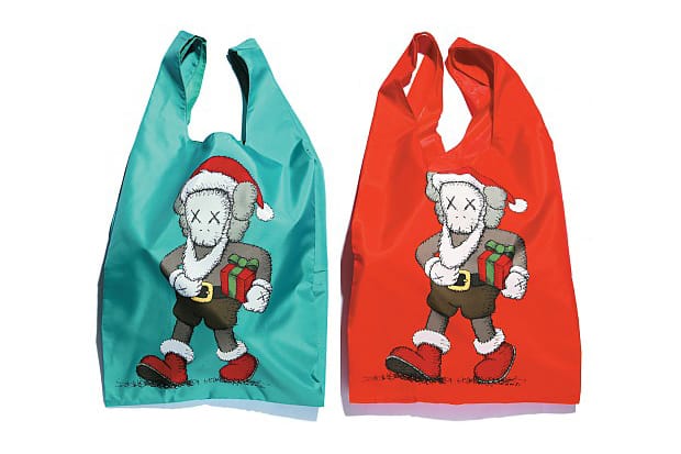 KAWS x HARBOUR CITY x AllRightsReserved "Santa Cross is Coming to City" Tote Bag