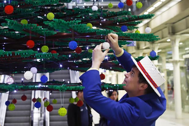 LEGO Christmas Tree in London