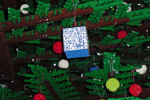 LEGO Christmas Tree in London