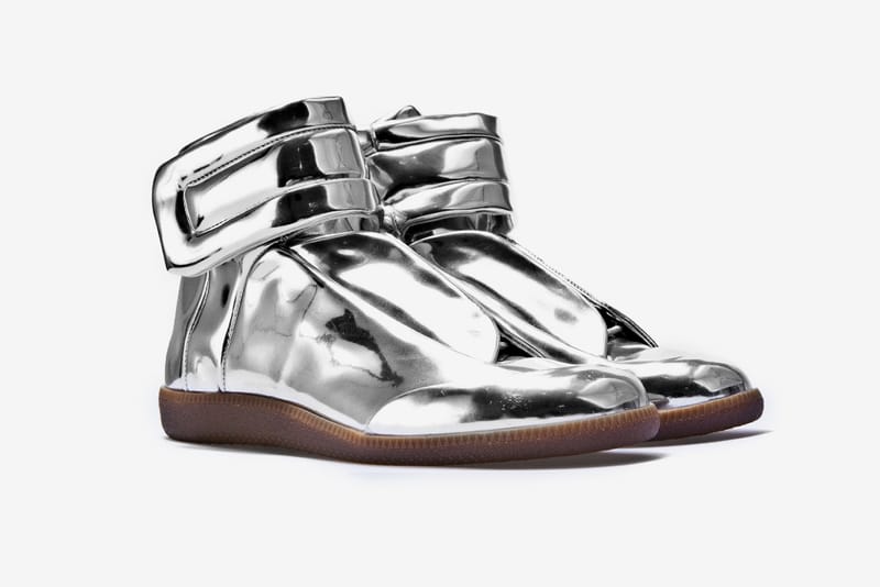 margiela metallic future sneakers