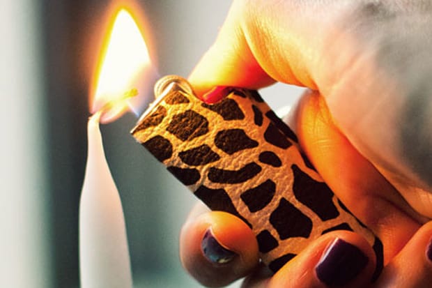 Matt Singer Printed Leather Lighter Covers