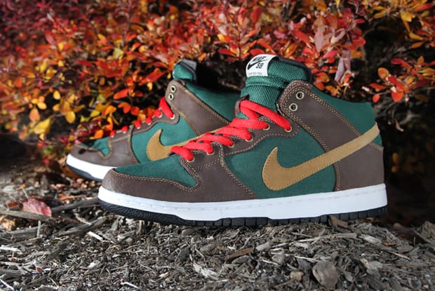 nike sb dunk mid verte