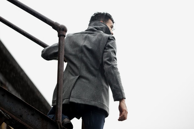Outlier Liberated Wool Pea Coat