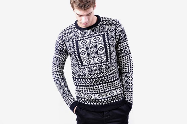 Raf Simons Fair Isle Crewneck Knit