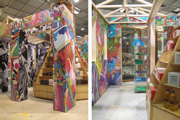Rei Kawakubo x AVAF "Hut Invasion" Installation @ Dover Street Market