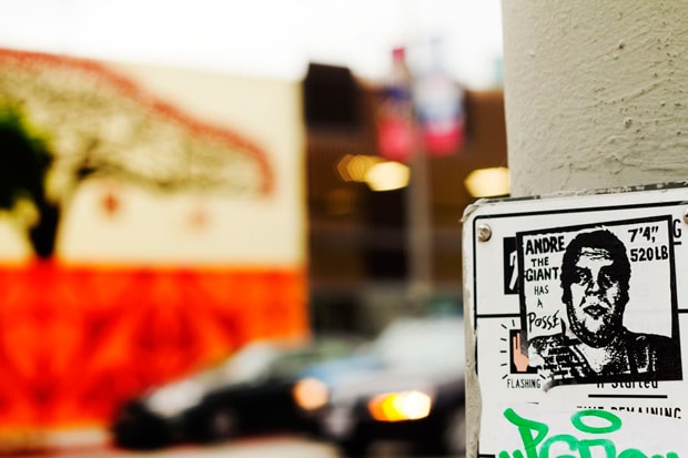 Shepard Fairey Mural @ District La Brea (Completed)