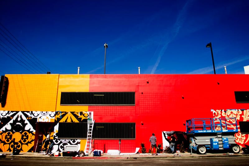 Shepard Fairey Mural @ District La Brea
