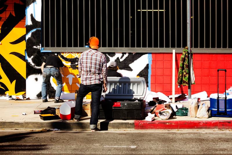 Shepard Fairey Mural @ District La Brea