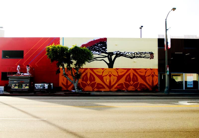 Shepard Fairey Mural @ District La Brea
