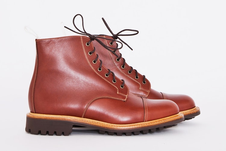 Très Bien Shop x Mark McNairy Tan Waxy Derby Boot