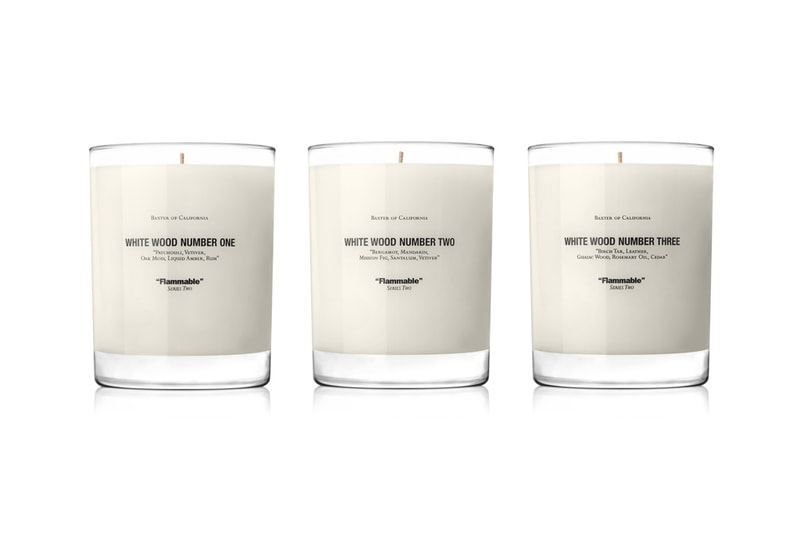 Win a Baxter of California White Wood Candle Set! 