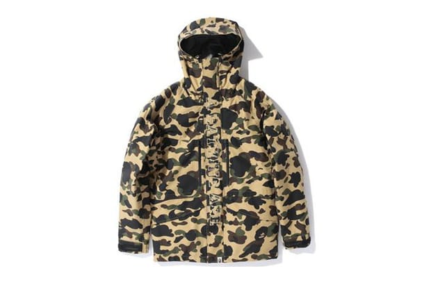 bape camo snowboard jacket