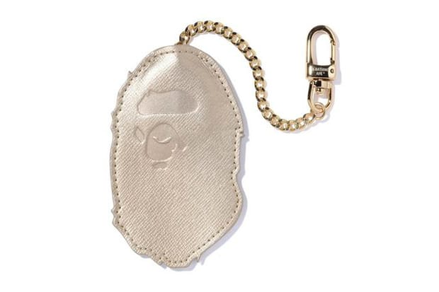 A Bathing Ape Metallic Leather Key Holder