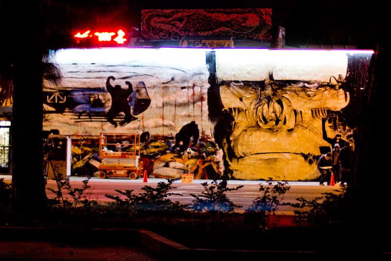 Anthony Lister "Rise of the Planet of the Apes" Mural @ Melrose Los Angeles