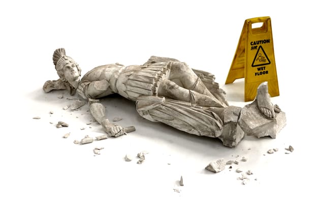 Banksy 'Fallen' Sculpture