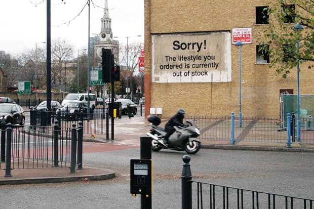 Banksy in Poplar, London