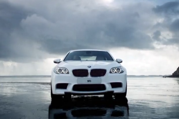 BMW M5: Hits the Beach in Wales