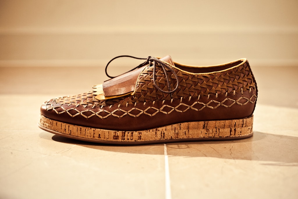 Burberry Prorsum 2012 Spring/Summer Calfskin Lace-Up Shoes 