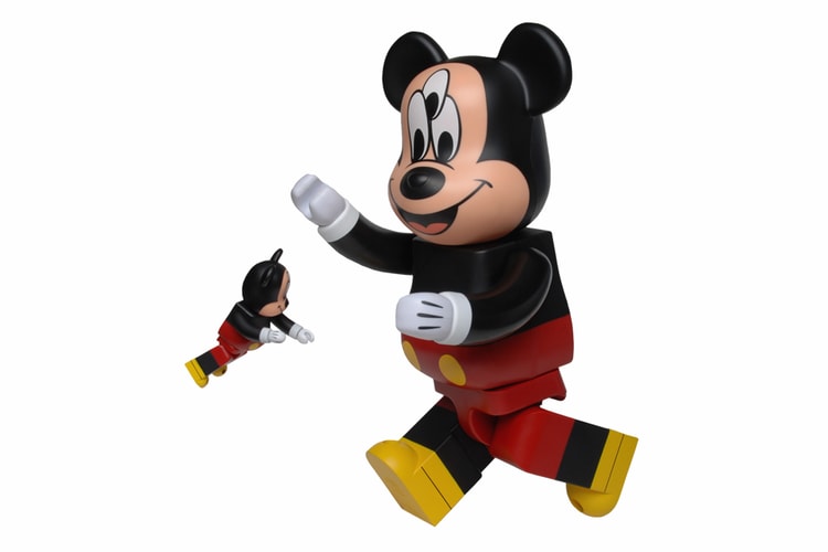 CLOT x Disney x Medicom Toy 3-Eyed Mickey Bearbrick 100% & 400%