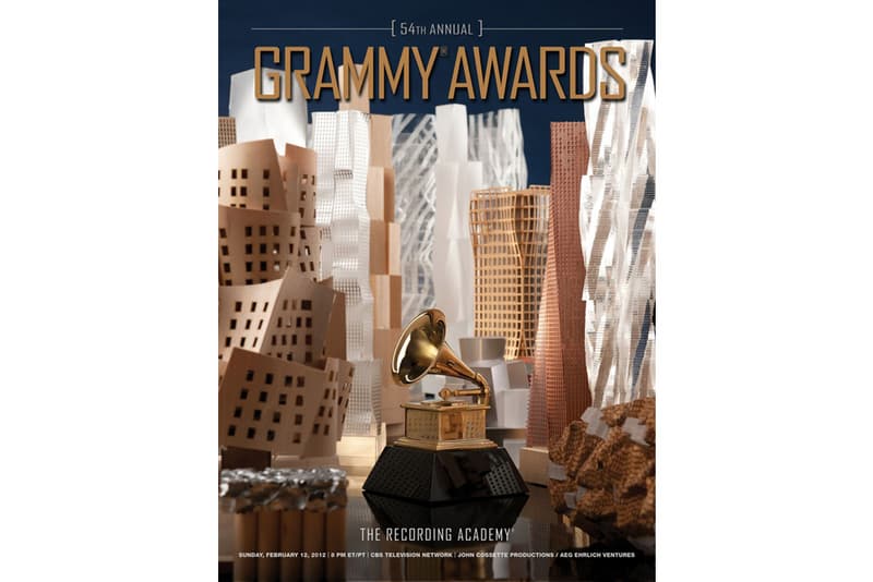 Frank Gehry 54th Annual Grammy Awards Poster