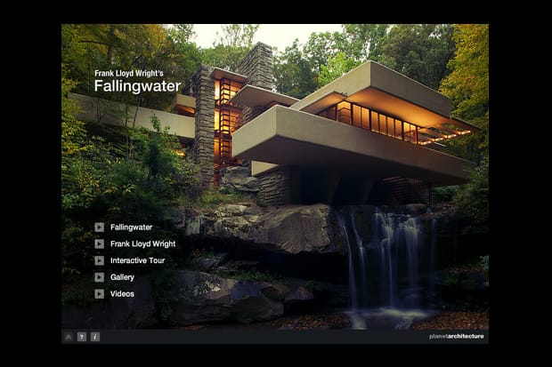 Frank Lloyd Wright "Fallingwater" iPad Application