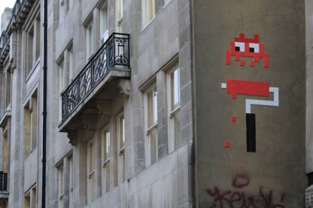 Invader in London