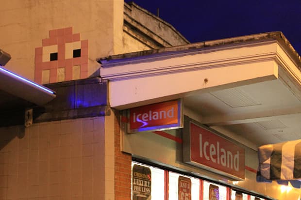 Invader in London