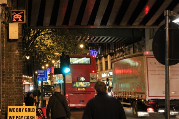Invader in London