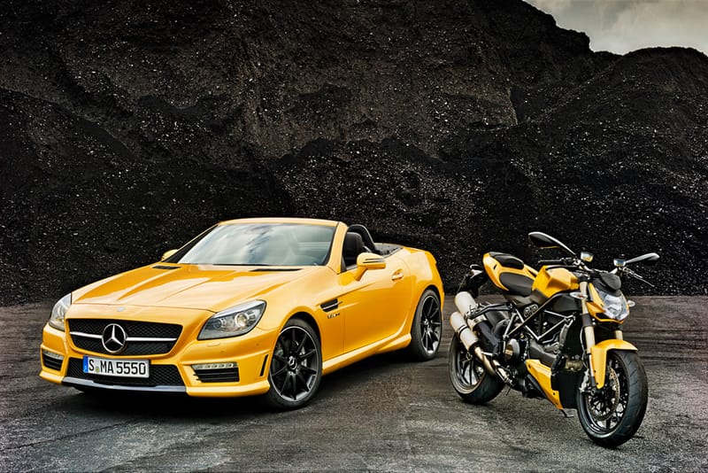 Mercedes-Benz SLK 55 AMG and Ducati Streetfighter 848 Highlight Coalition