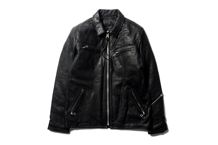 NEIGHBORHOOD "Black Icon" Black Hills Leather Jacket
