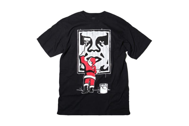 OBEY 2011 Christmas "Santa Paste" T-Shirt
