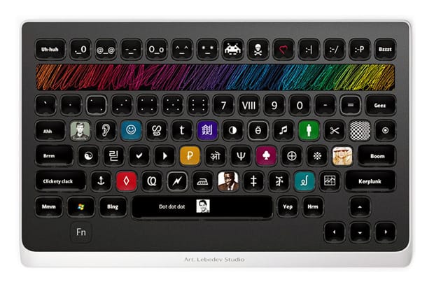 "Optimus Popularis" Keyboard by Art. Lebedev Studio
