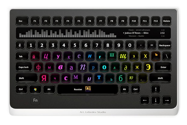 "Optimus Popularis" Keyboard by Art. Lebedev Studio