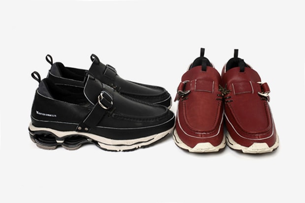 ……. RESEARCH x Mizuno Double Ring Moccasin