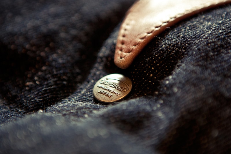 Samurai Denim Down Vest