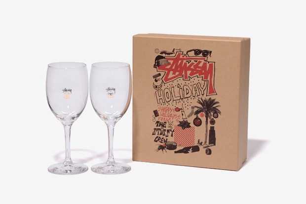 Stussy 2011 Holiday Wine Glass Set