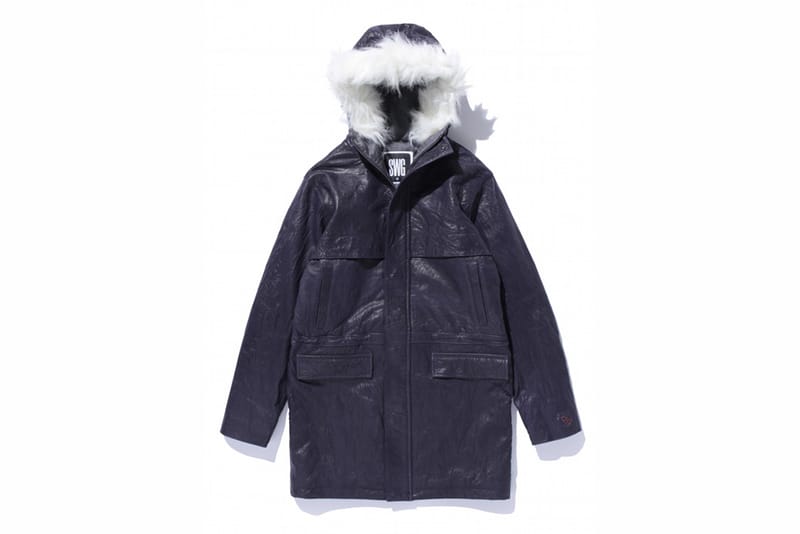 SWAGGER Leather Half Coat