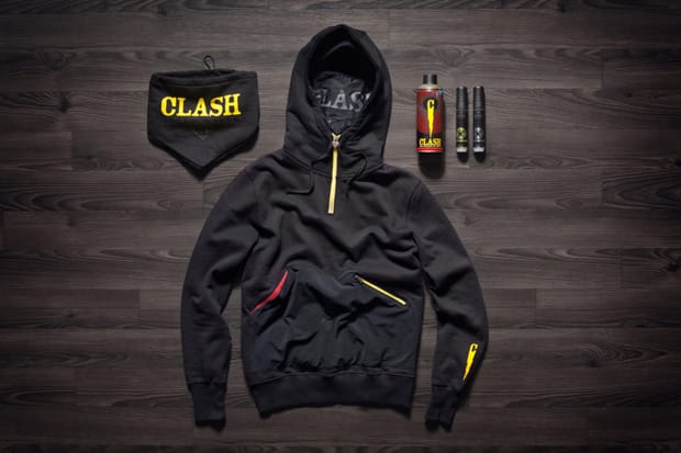 The Clash x IUTER Paint Sweater