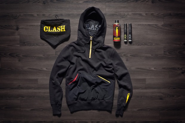 The Clash x IUTER Paint Sweater