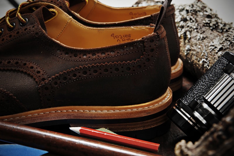 Tricker's for End Hunting Co. Waxy Espresso Two Tone Brogue & Super Boot  
